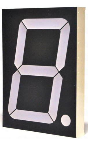 Display 7 Segmentos Catodo Rojo 4 Pulgadas Cc 10cm 0