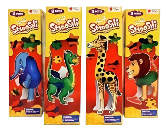 Juego De Masas Pack 3 Potes Smooshi 0 Juego De Masas Pack 3 Potes Smooshi 0