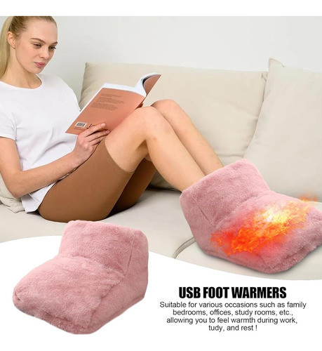 Calienta Pies Eléctrico Sobre Calentador Almohadilla Suave 1