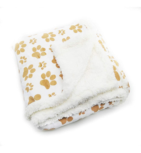 Long Rich Pata De Perro Impresa Franela Reverse To Sherpa Th 0