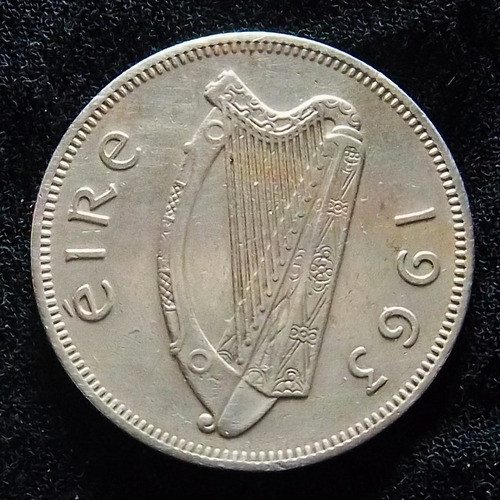 Irlanda 2 Shilling 1963 Muy Bueno Km 15a Pez Salmón 1