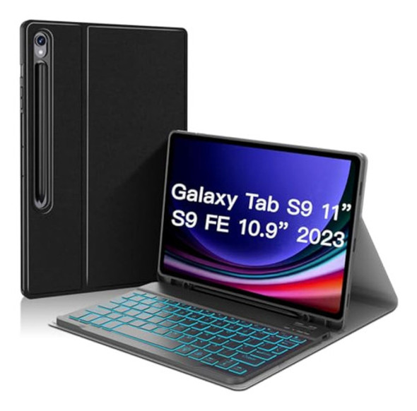 Juqitech Funda Con Teclado Retroiluminado Para 0