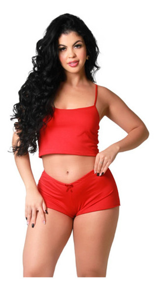 Kit 6 Short Doll Virginia Baby Doll Pijama Adulto Conforto 1 Kit 6 Short Doll Virginia Baby Doll Pijama Adulto Conforto 1