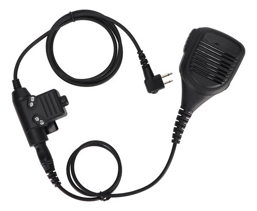 Microfone De Ombro Com Rádio De 2 Vias, Microfone De Mão De 1