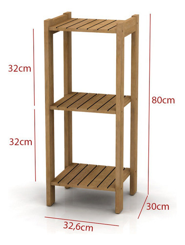 Organizador Linea Wall Con 3 Estantes 1