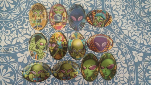 Tazos Contacto Alien Pepsico Lote De 12 Excelentes 0