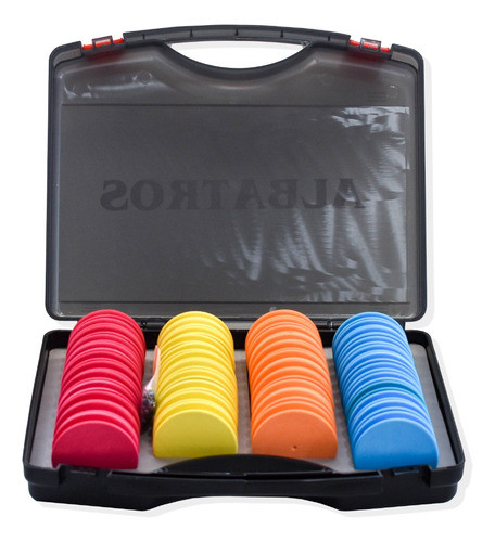 Alfajores De Pesca Albatros De Goma Eva En Caja X 46u. 0