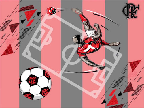 Papel De Parede Do Flamengo L 2.80x1.40 A.           Ref:956 1