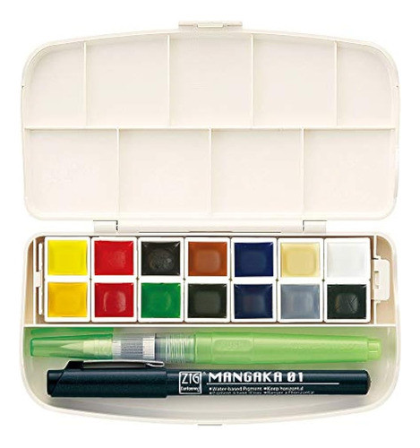 Kuretake Gansai Tambi Acuarela, Calidad Profesional Para Art 0