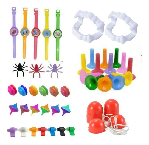 160 Mini Brinquedos Lembrancinha Sacolinha Atacado Infantil 0