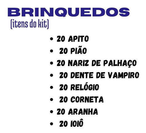 160 Mini Brinquedos Lembrancinha Sacolinha Atacado Infantil 1