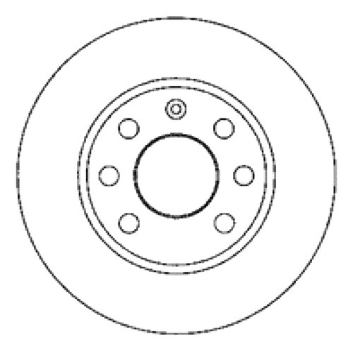 Disco Freno Del Gm (236mm) Breme Chevrolet Agile 2009-2014 0