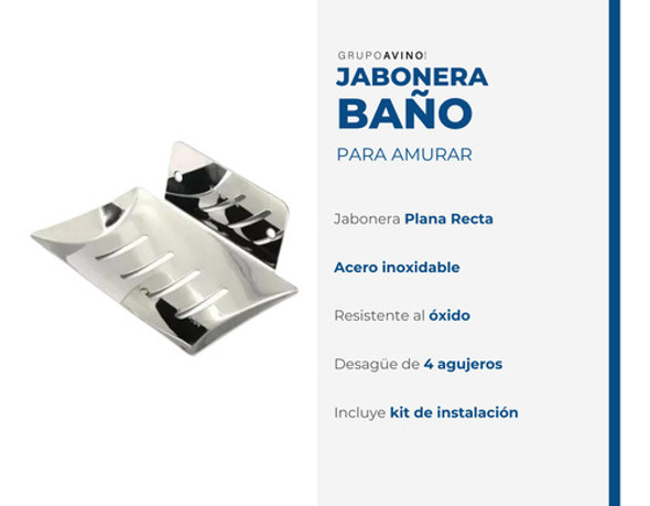 Repuesto Jabonera En Acero Inox.!! 1