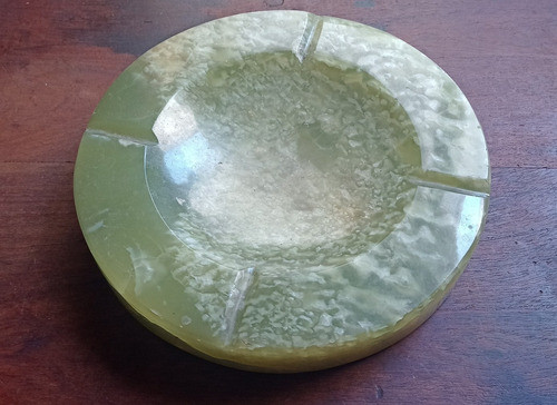 Cenicero De Marmol Onix Verde Buen Tamaño 0