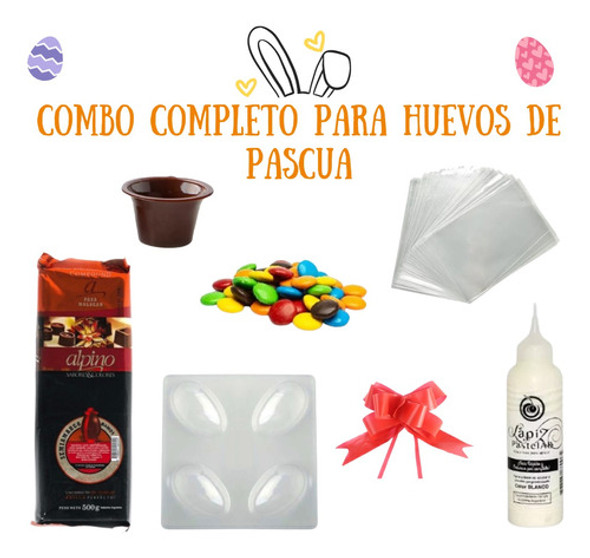 Huevos De Pascua Combo Para Hacer 10 Huevos De 50gms. Aprox. 0 Huevos De Pascua Combo Para Hacer 10 Huevos De 50gms. Aprox. 0