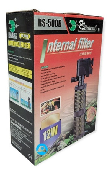 Filtro Interno 600 L/h Rs 500b 2 Esponjas Rs Electrical 0 Filtro Interno 600 L/h Rs 500b 2 Esponjas Rs Electrical 0