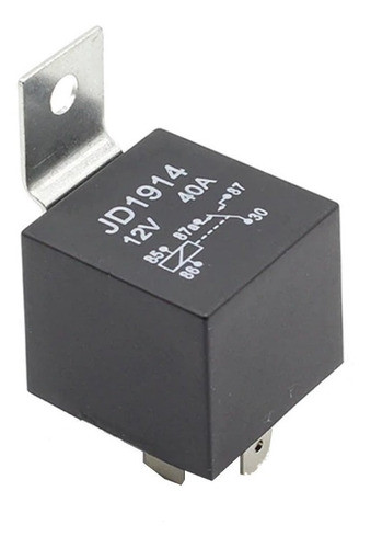 Rele Relay 12v 40 Amp Automotor 5 Pines Con Zócalo 1