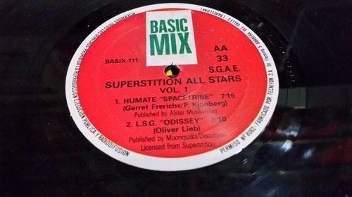 Superstition Allstars Vol 1 Vinilo Maxi Spain 1994 1