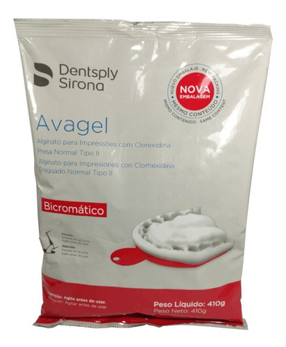 Alginato Ava Gel Dentsply 410 Gr Cromatico Excelente 1