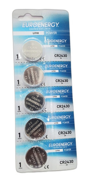 Pila Euroenergy Cr2430 Litio 3v Blister X 5 Un. Watchcenter 0