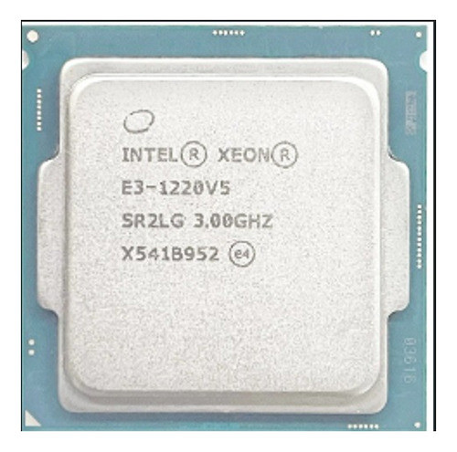 Processador Cpu Intel Xeon Quad-core, E3-1220 V5 0