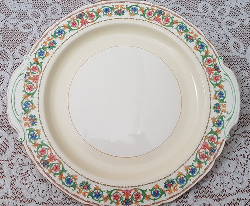Plato De Tortas Loza Antigua Inglesa. 0