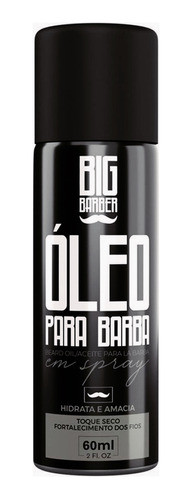 Óleo Para Barba Spray Big Barber 60ml Fardo Com 3 Unidades 1