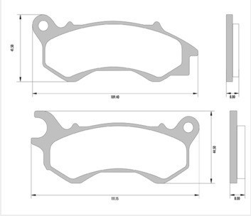 Pastillas De Freno Fras-le Del Honda Pcx 150 Pd-972 1