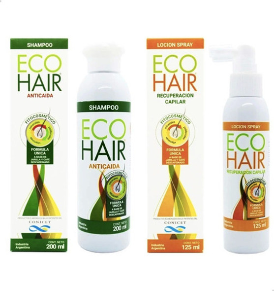 Eco Hair Anticaida Crecimiento Cabello Combo  Locion + Shamp 0
