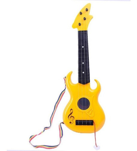 Guitarra Infantil Rockera Musical Con Pua El Duende Azul 1