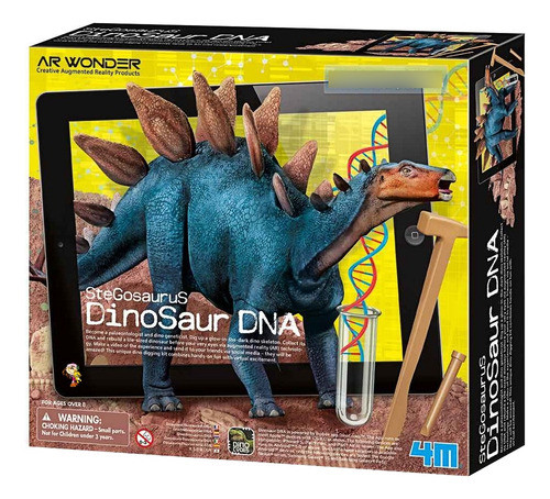 Kit De Excavación Y Realidad Fósil Dinosaurio Stegosaurus 4m 0