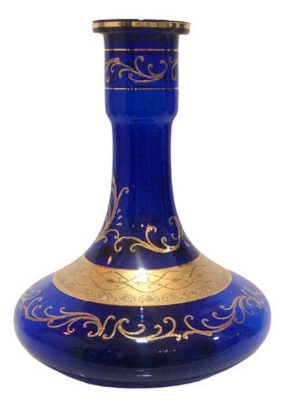 Vaso Base Grande 30cm Para Narguile Hot Hookah - Azul 0