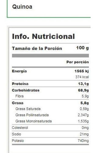 Quinoa Roja 250g Lleve 3 Pague Solo Por 2 (ver Desc) 1