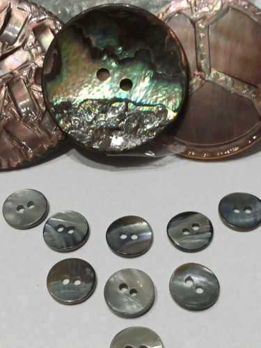 Antigua Casa De Botones Botones De Nacar Legitimos T11mm 0