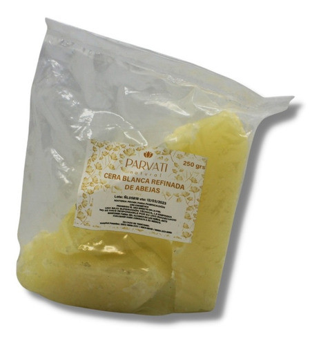 Cera Blanca Refinada De Abejas 250grs 0