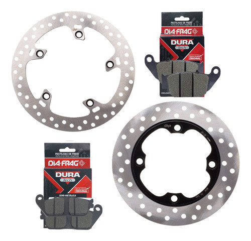 Discos E Pastilhas P/ Cb 250f Twister Com Abs 2016-2020 0
