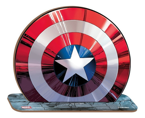 Personagem Em M D F Tamanho M - Escudo Capitão América 0