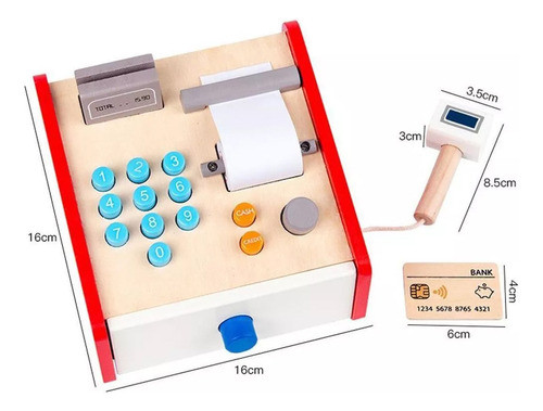 A Máquina De Cartão De Dinheiro Para Meninas Com Caixa 1