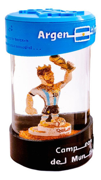 Capsula Consagración Messi En Impresión 3d Y Vidrio 1