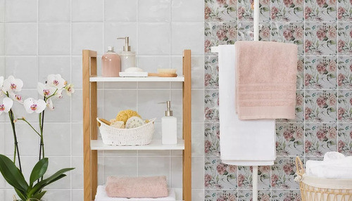 Ceramica Piu Dolce Floral Rosal 15x15 ¡entrega Inmediata! 1