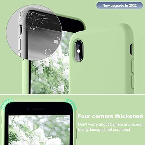 Vooii Funda Para iPhone XS, iPhone X, Silicona Líquida Suave 1