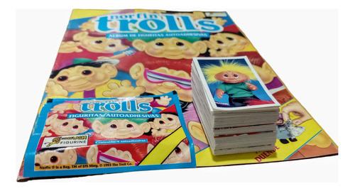 Álbum De Figuritas Norfin Trolls Completo A Pegar Euroflash 1