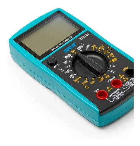 Multímetro Tester Digital Sica 600v Con Termocupla 0