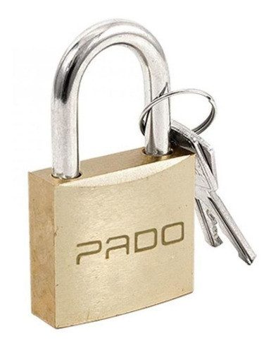 Cadeado De Latão 35 Mm - Pado-35mm 0