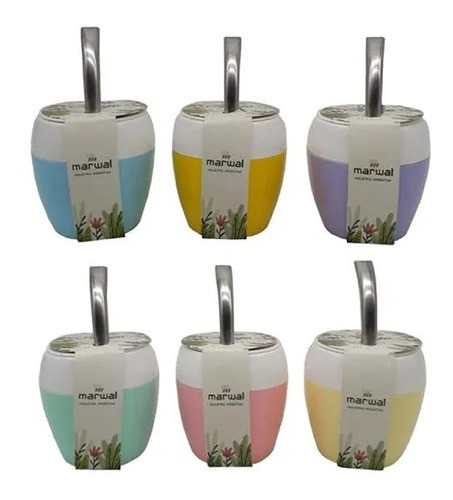 Set X24 Mates Bombilla Completo Hermoso Colores Ideal Regalo 1