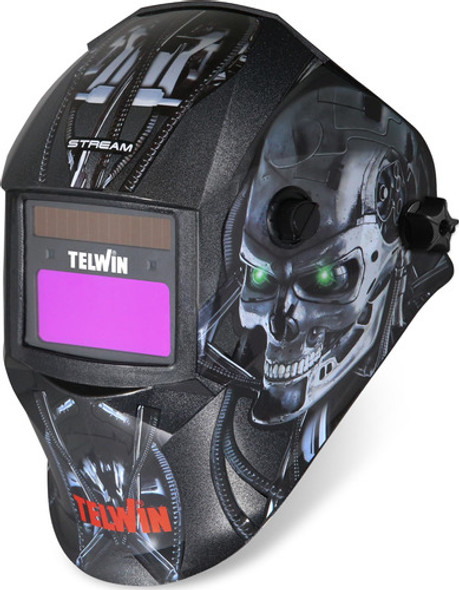 Careta Máscara Para Soldar Fotocromática Telwin Stream Robot 0