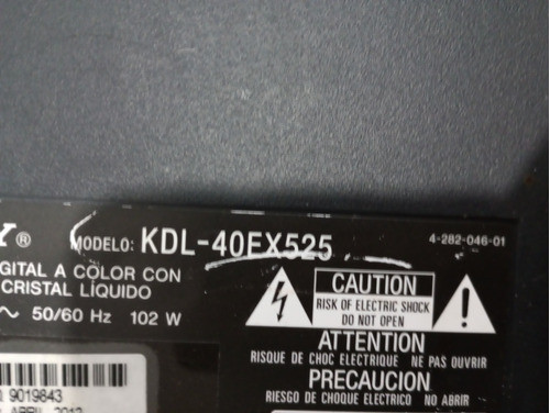 Fuente Sony Kdl40ex525 1