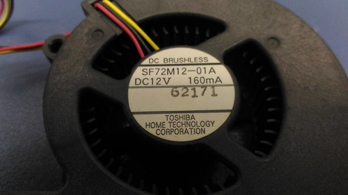 Cooler Fan Ventilador Sf72m12-01a Projetor Epson Emp-82 1