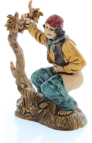 Figurita Caganer Para Nacimiento 10 Cm Pintura Manual 1