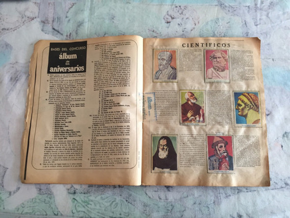 Album De Figuritas Album De Los Aniversarios Hombre Celebres 1